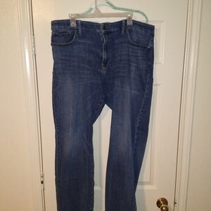 Lucky Brand 363 Straight Blue Denim Jeans Men's sz 40x32.